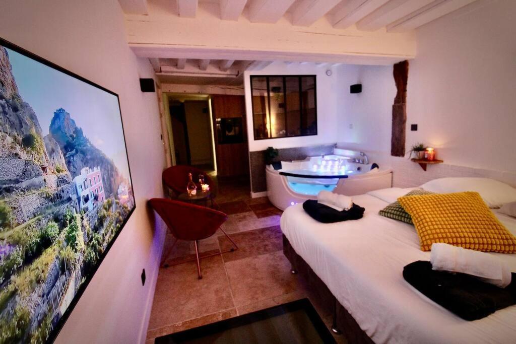Le Spa Beauvoisine - Jacuzzi Sauna Rouen Centre Free Parking Luaran gambar